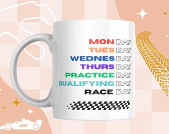 Race Weekend Mug | Racing Fan Gift | Multiple Colors