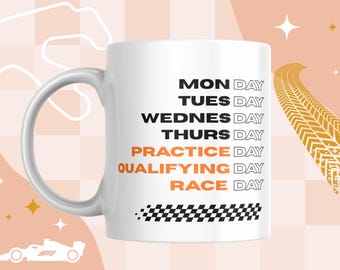 Race Weekend Mug | Racing Fan Gift | Multiple Colors