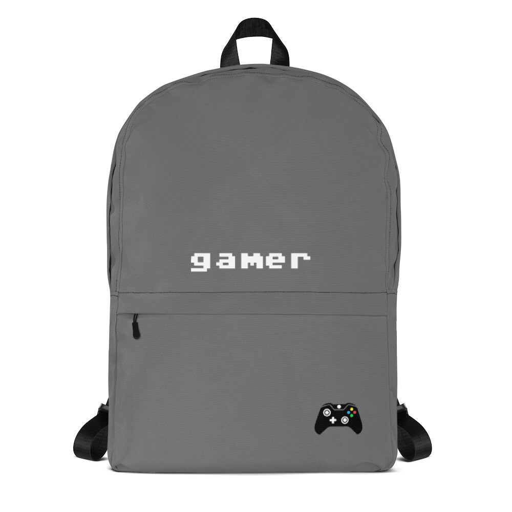 Gamer Esports Backpack Dark Grey Etsy
