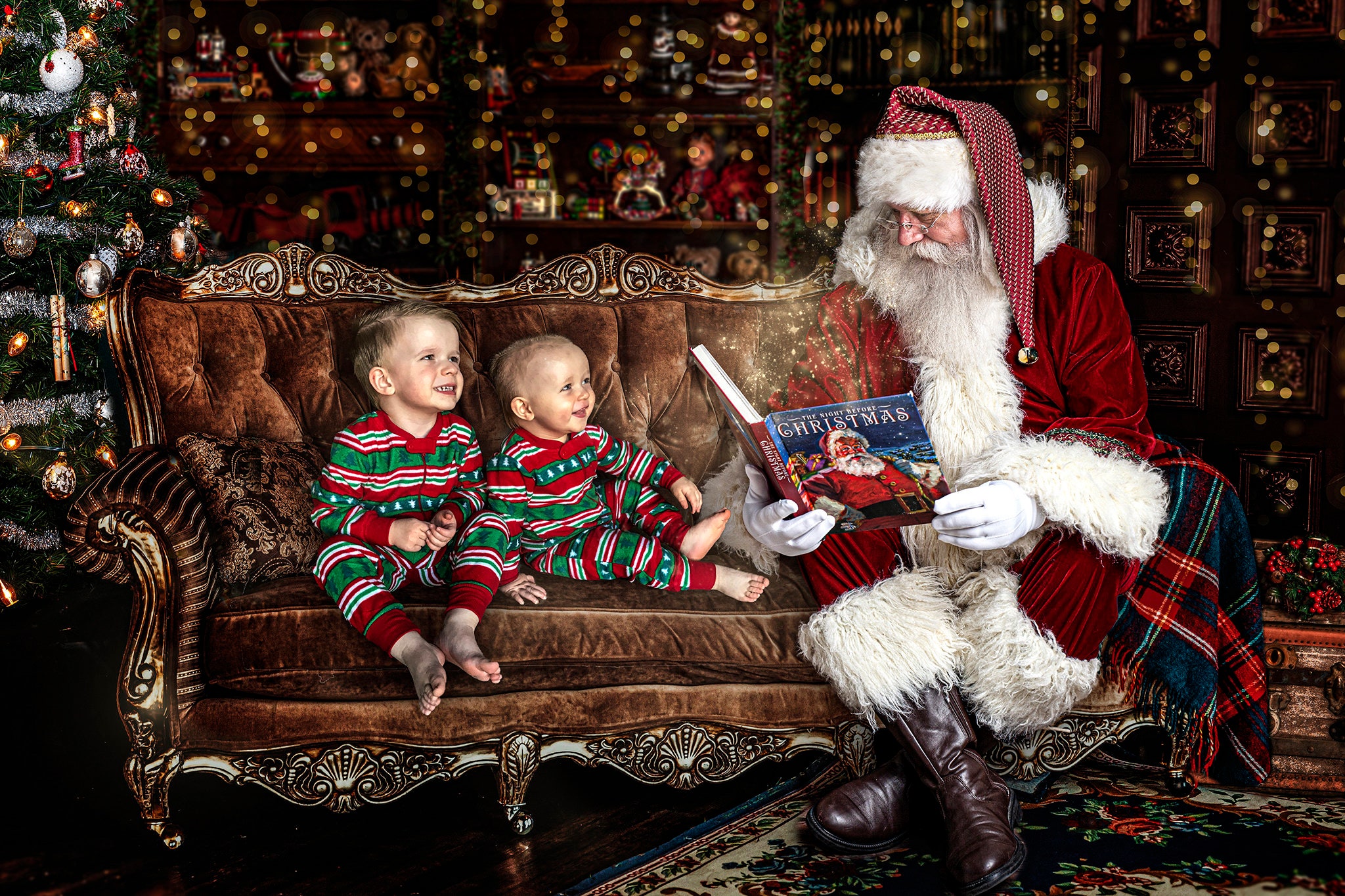 santa visits near reading