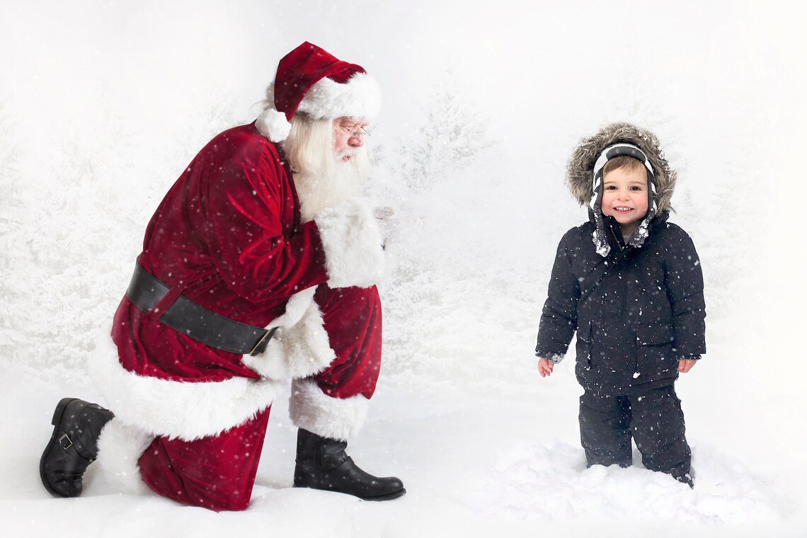 Santa Digital Backdrop Santa Digital Santa Digital Download - Etsy