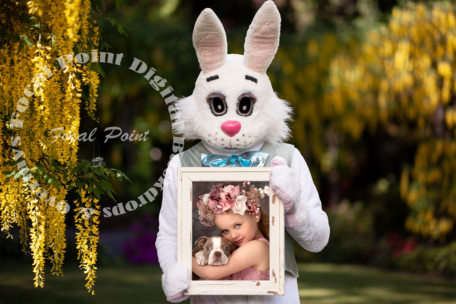 10pack Easter Bunny Holding Picture Frame BUNDLE Easter Etsy