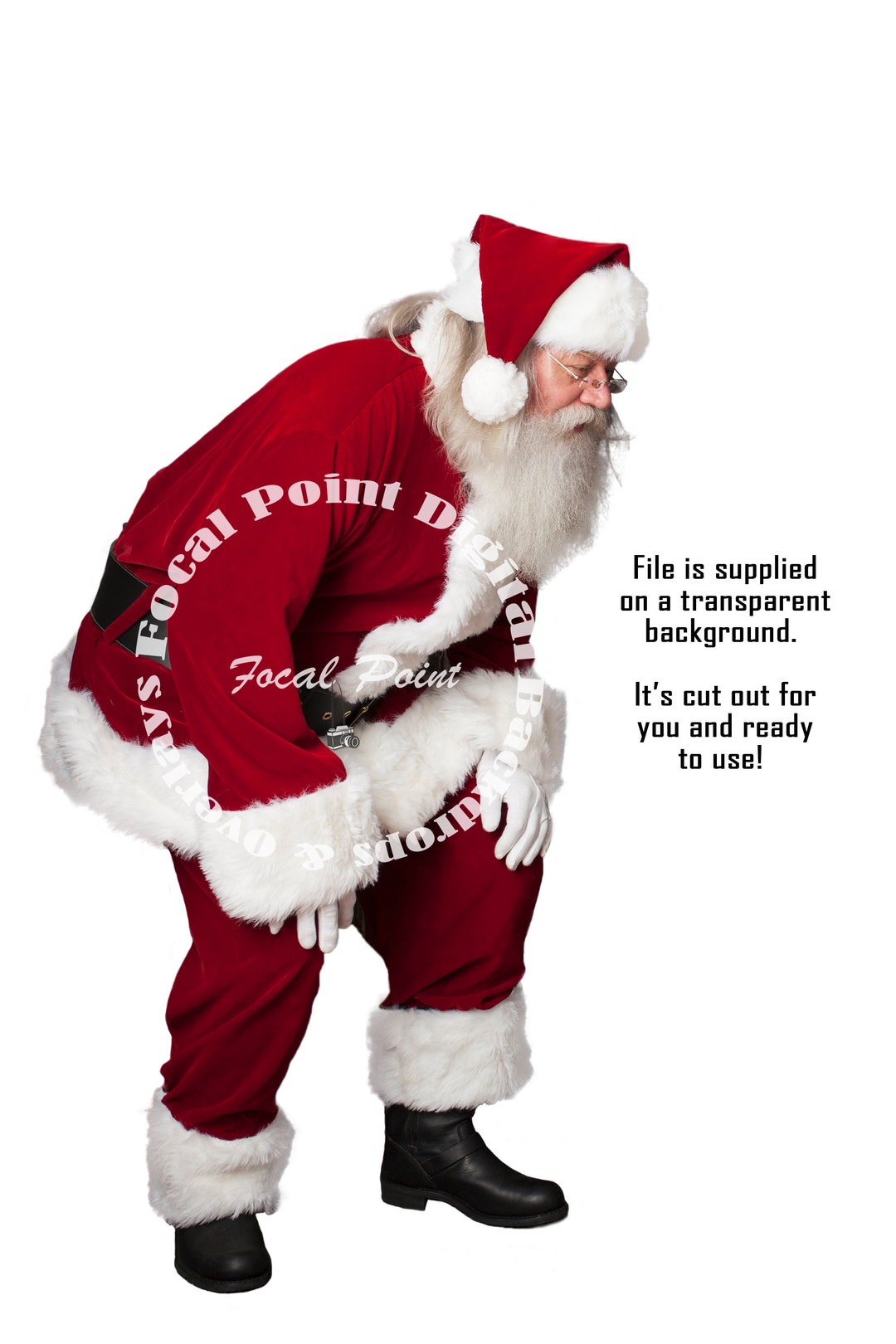 Santa Digital Backdrop Santa Digital Santa Overlay Digital - Etsy