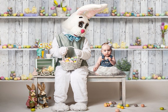 Easter bunny Easter bunny Backdrop Easter Backdrop Easter | Etsy