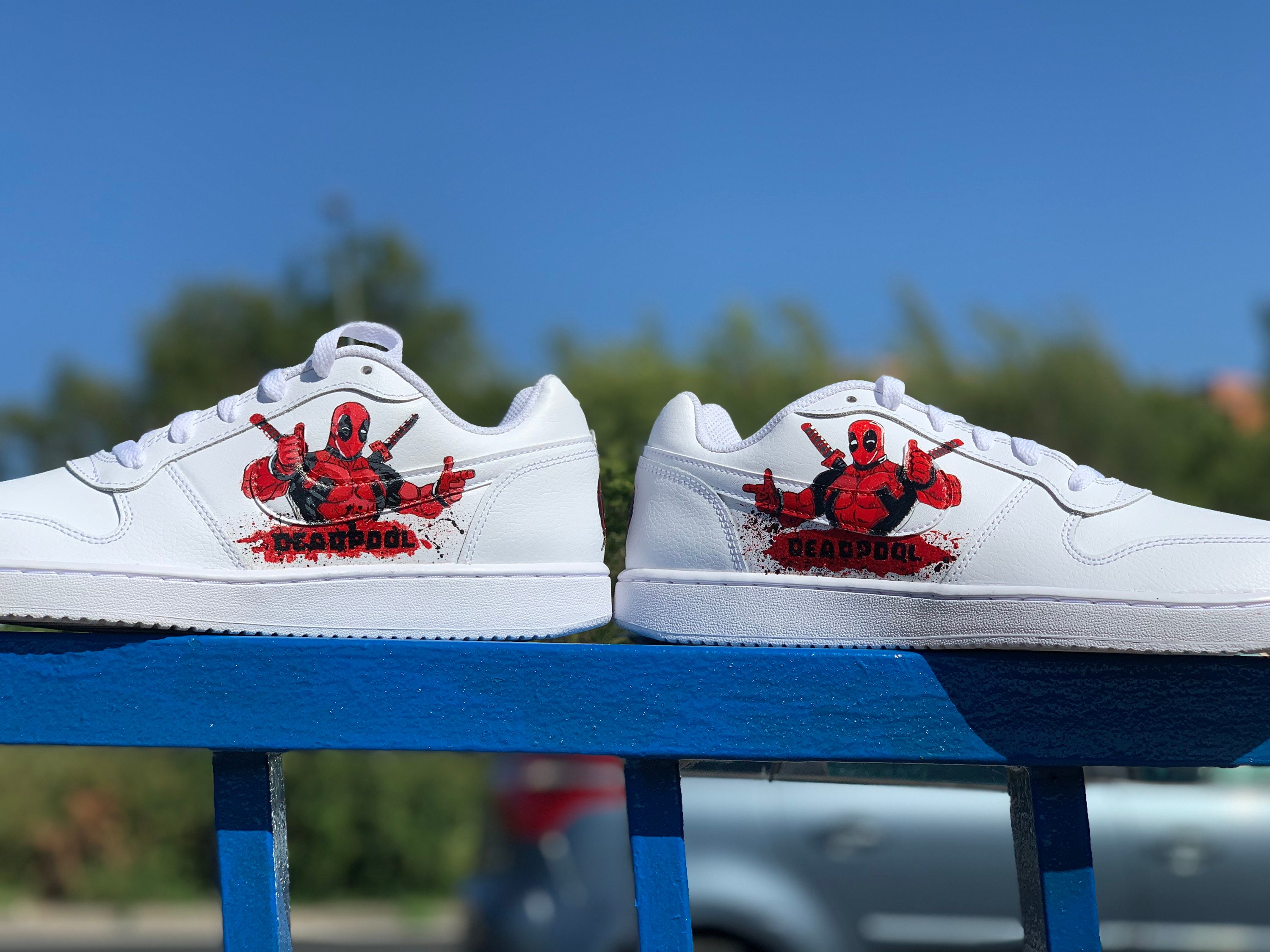 painting sneakers with angelus paint