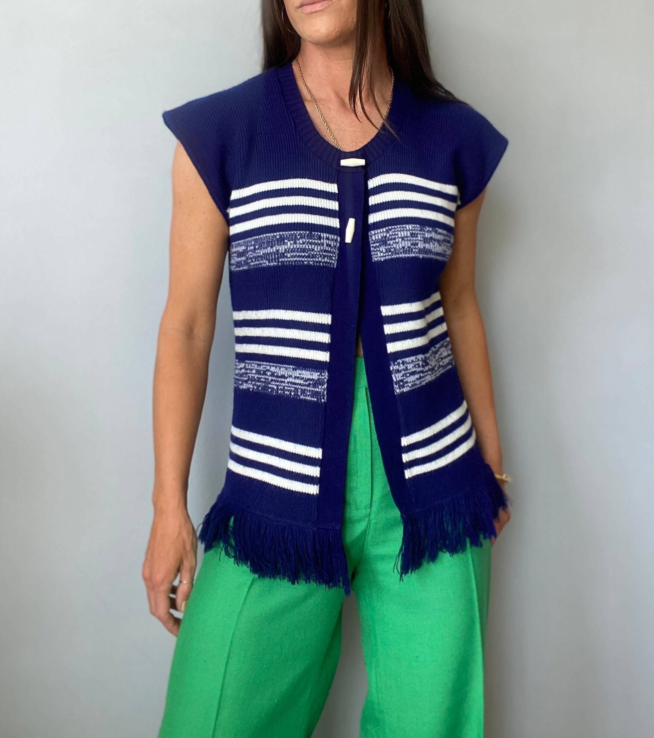 Fringed Waistcoat - Etsy UK