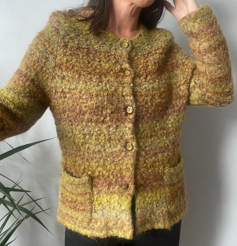 Vintage Merino Wool Cardigan