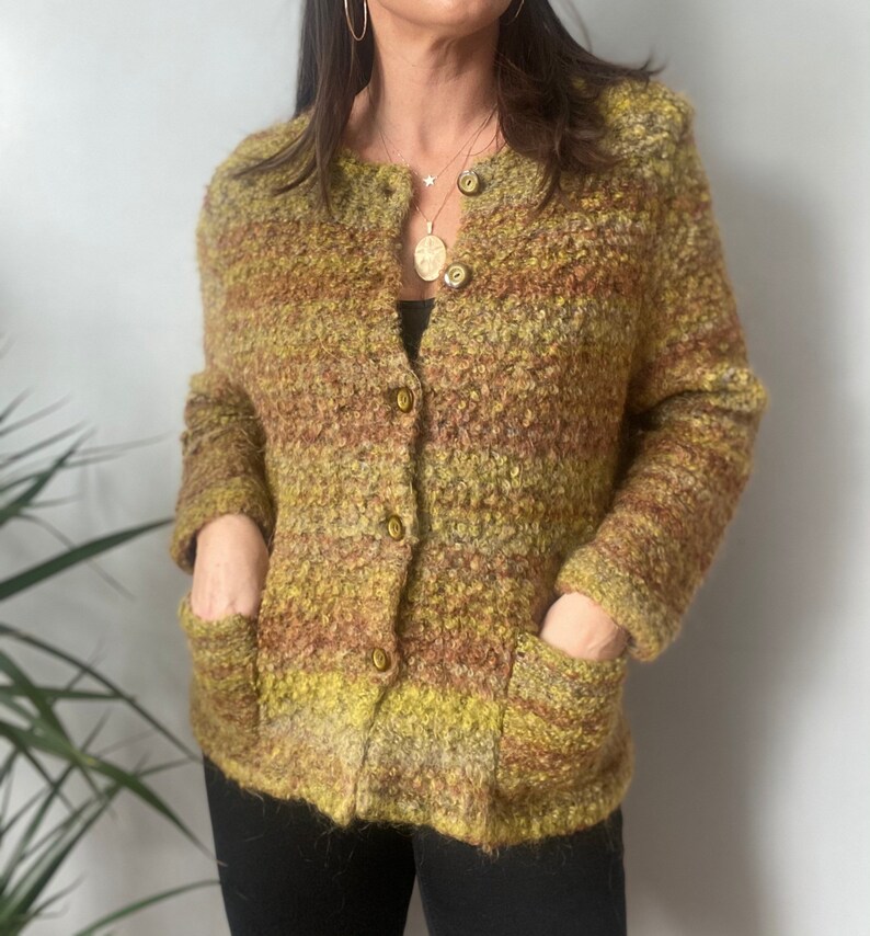 Vintage Merino Wool Cardigan