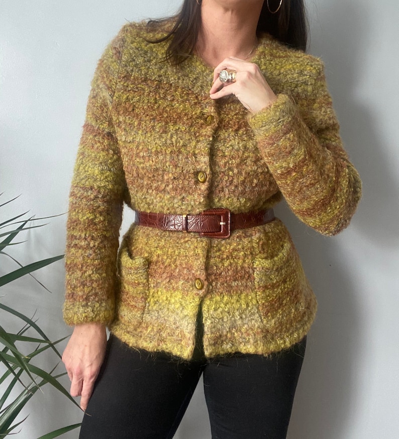 Vintage Merino Wool Cardigan