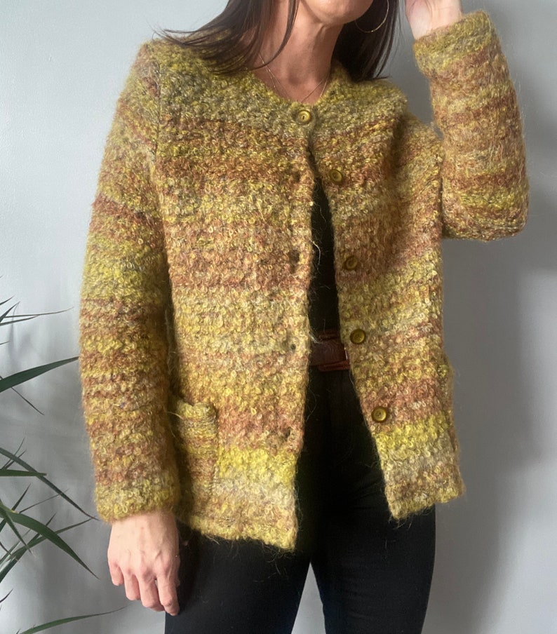 Vintage Merino Wool Cardigan