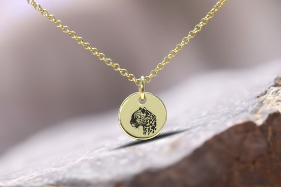 Signet necklace gold discount