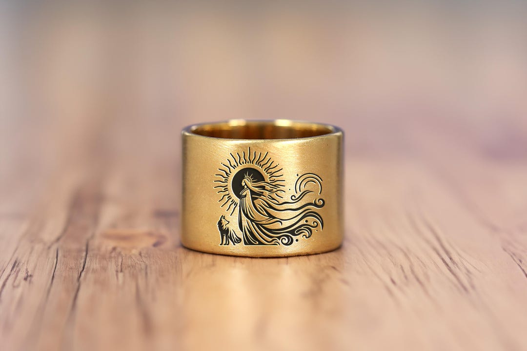 【TEMPLE OF THE SUN】Enki Ring エンキ リング 18K GOLD Enki Ring Silver – Temple of the Sun US