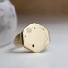 14k Gold Space Signet Ring · Engraved Stars Ring · Hexagon Shaped Ring ...