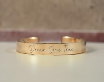 14k Rose Gold Bracelet · Delicate Handwritten Bracelet · Custom Rose Gold Bracelet · Initial Bracelet · Gift For Her