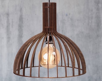 Catris Chandelier Light / Modern chandelier /Wood Pendant Light /Handmade Wood Lamp / Industrial Lamp
