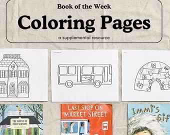 Páginas para colorear del Libro de la Semana