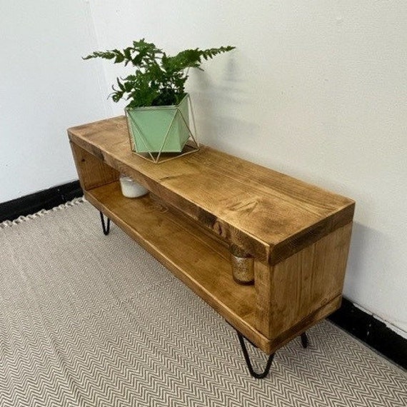 TV Television Stand Entertainment Unit HIFI Vinyl Storage Etsy UK