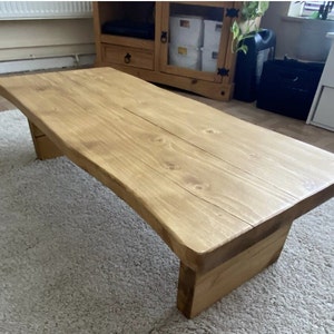 Waney edge table top deals