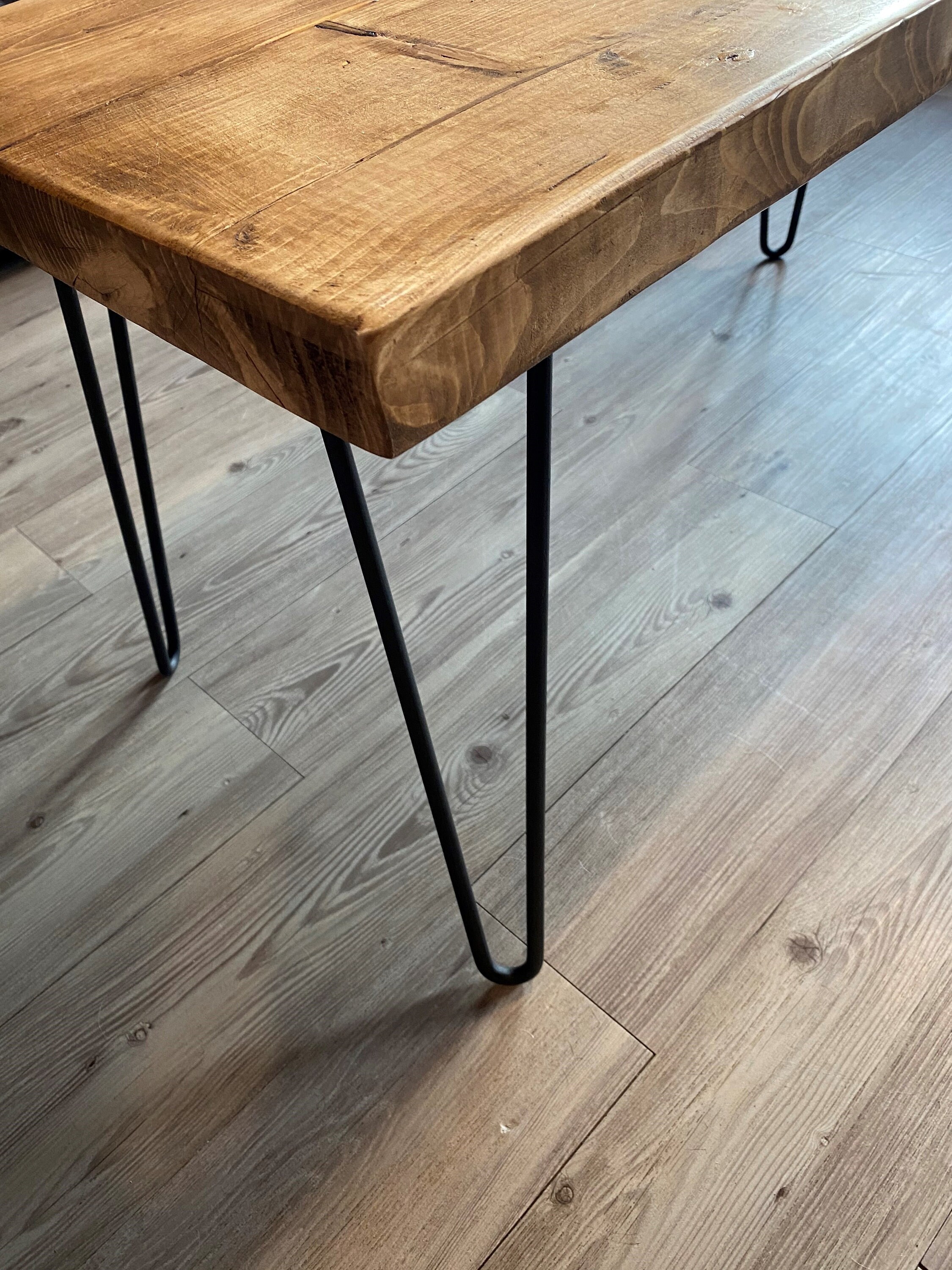 Classic Rustic Industrial Coffee Table — New Forest Countryside Handmade Rustic Furniture