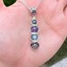 Empath Protection necklace. Empath Shield for Psychic attack. Hematite, Amethyst, Labradorite, Black tourmaline necklace. 