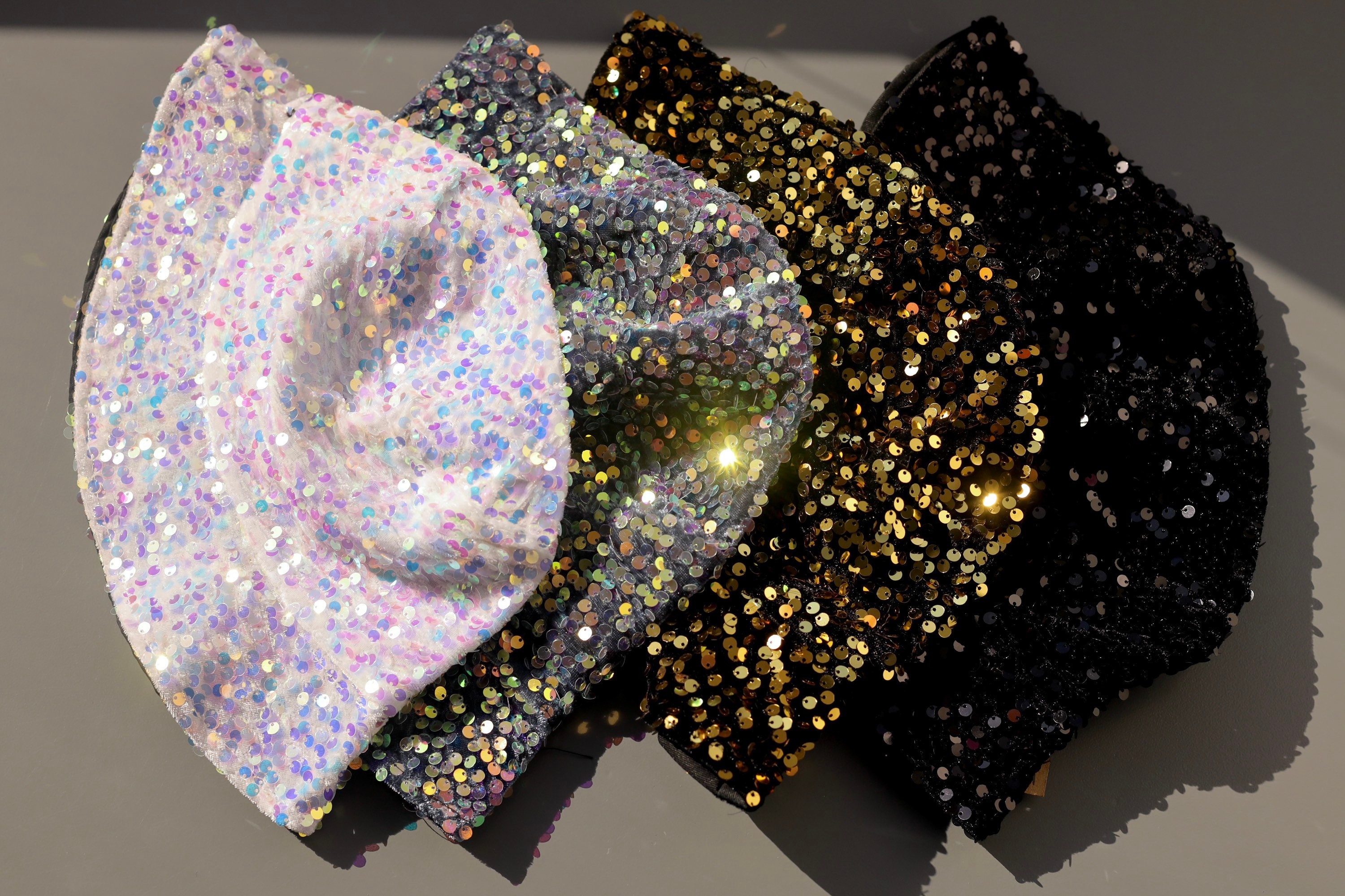 Glitter Sequin Bucket Hat: Reversible Double-sided Fashion 