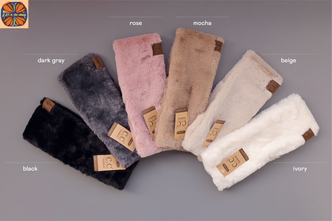 Soft Faux Fur Feel Sherpa Lined Headband Amazon.com: C.C Women main image 4