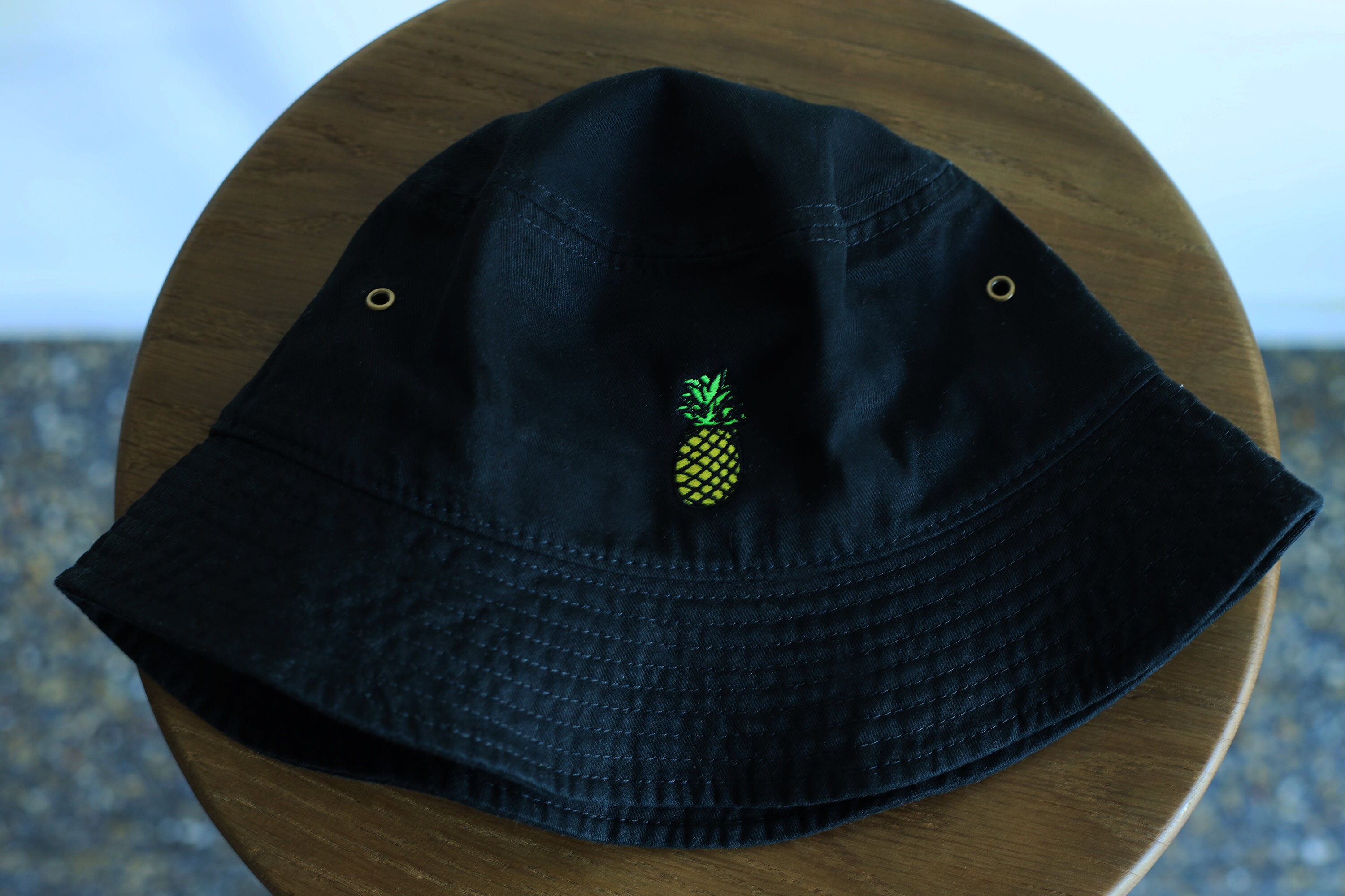 Pineapple Bucket Hat Embroidered in USA Premium 100 Cotton Etsy UK