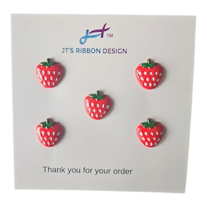 Strawberry Buttons (5 Pack)