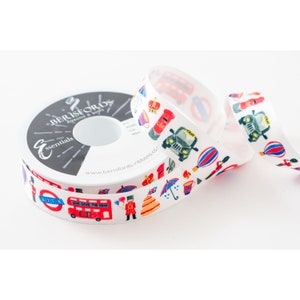 London Icons Ribbon 25mm x 1 Metre