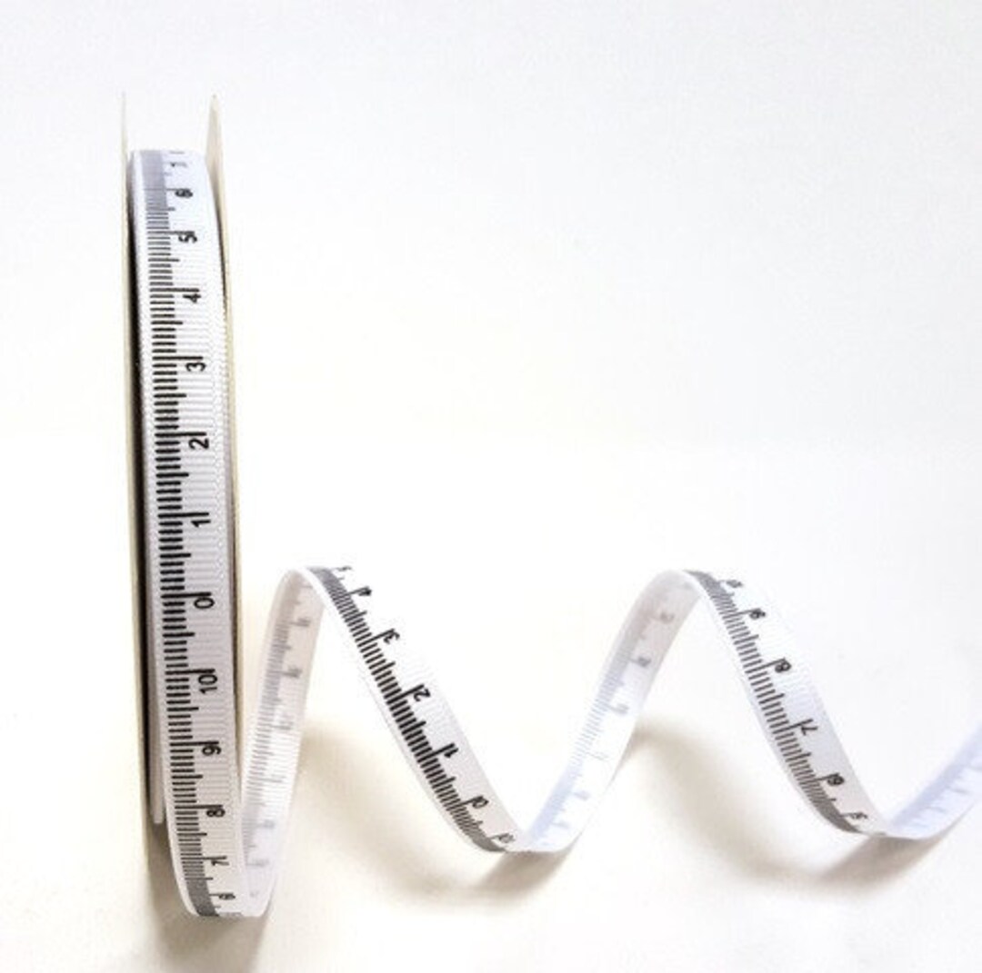 Tape Measure Ribbon 9mm X 1 Metre (white) - Etsy UK