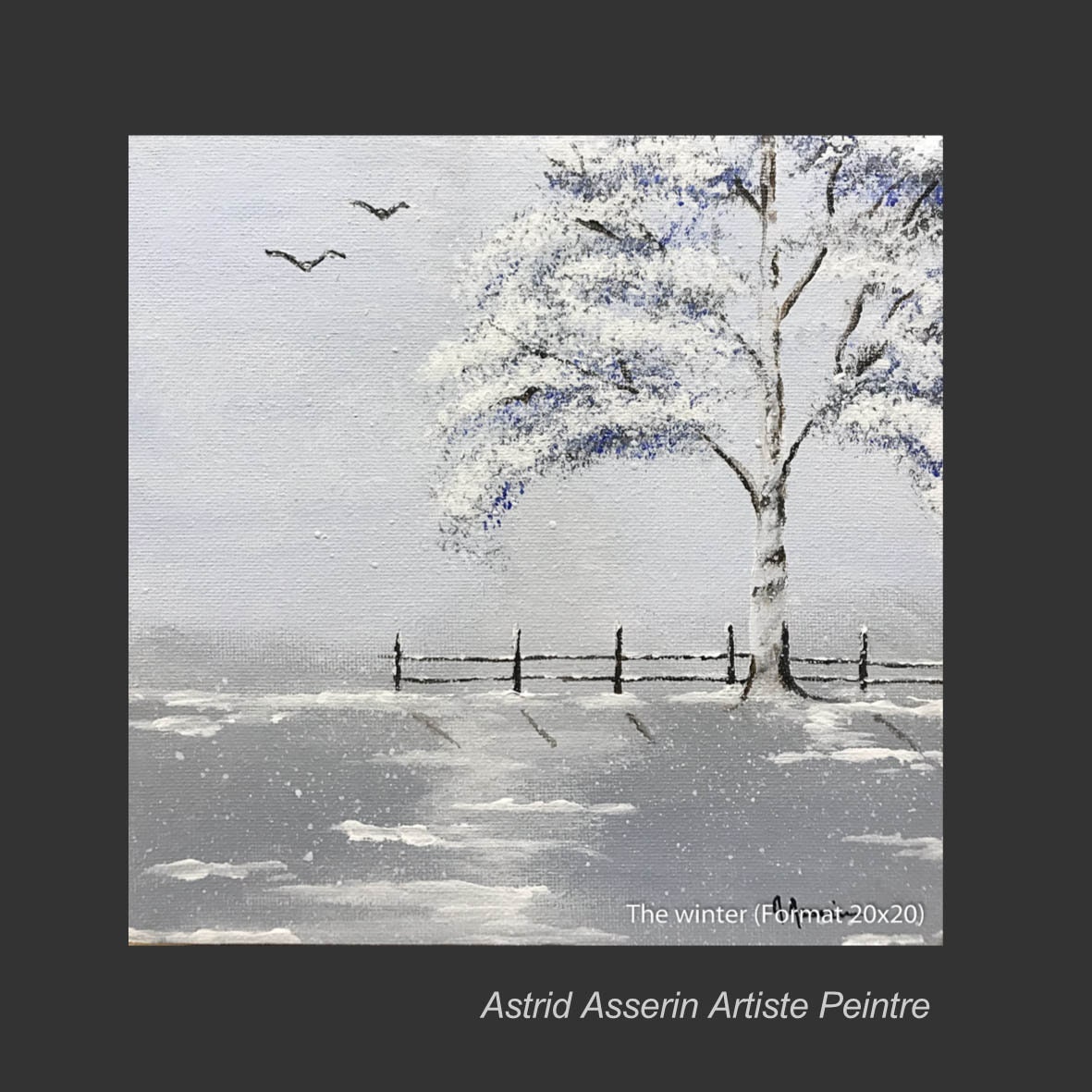 Peinture Acrylique, The Winter