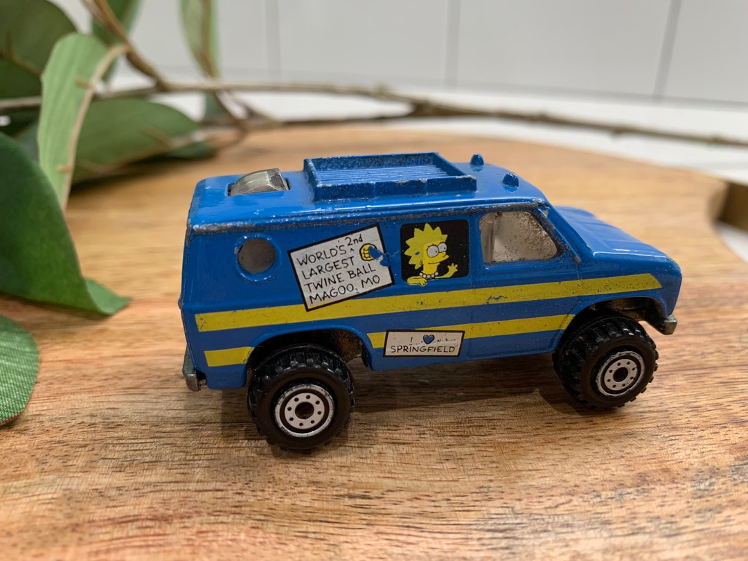 Hot Wheels 1990 the Simpson's Family Camper Baja Breaker Scene