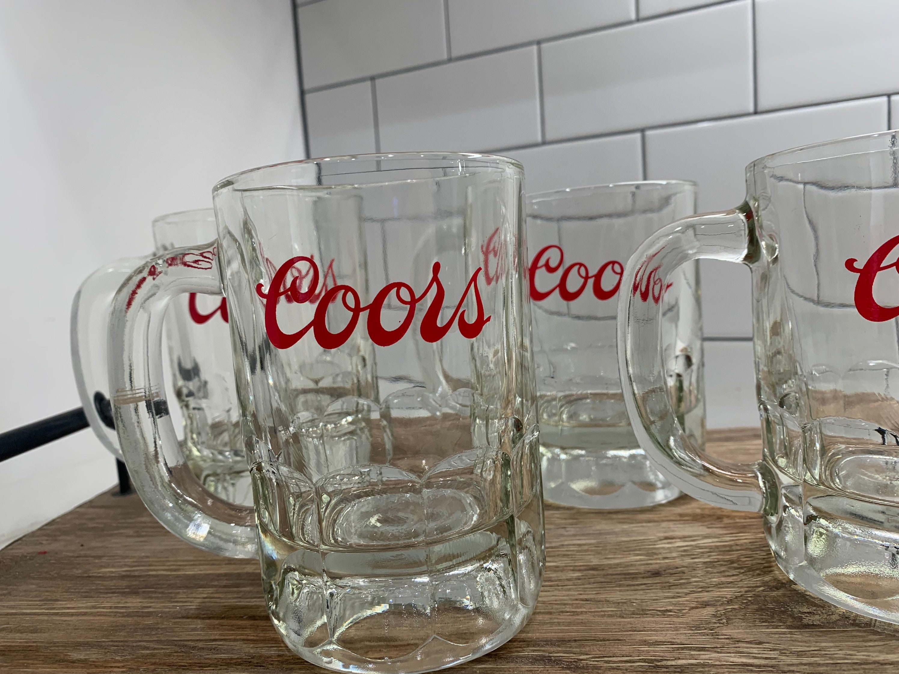 Vintage Coors Bar Mugs Coors Barrel Shaped 19611981 10oz Etsy