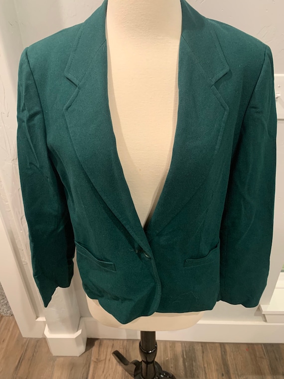 Vintage Pendleton Women’s Green Blazer Jacket | Pe