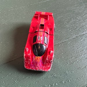 1988 Hot Wheels Ultra Hots Sol-Aire CX-4 Red Die Cast Toy Car Vehicle Opening Rear Hood collectible Toy Car