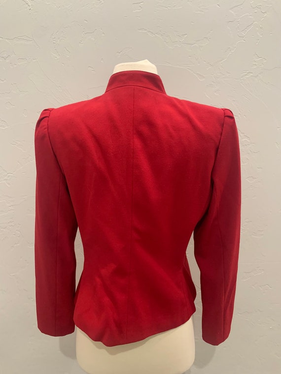 Vintage Sasson Paris New York Red Women’s Blazer … - image 4