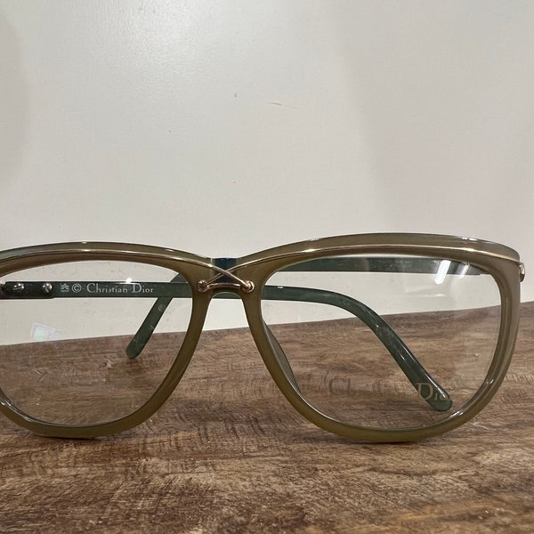 Women’s Green Christian Dior Vintage Eye Glasses