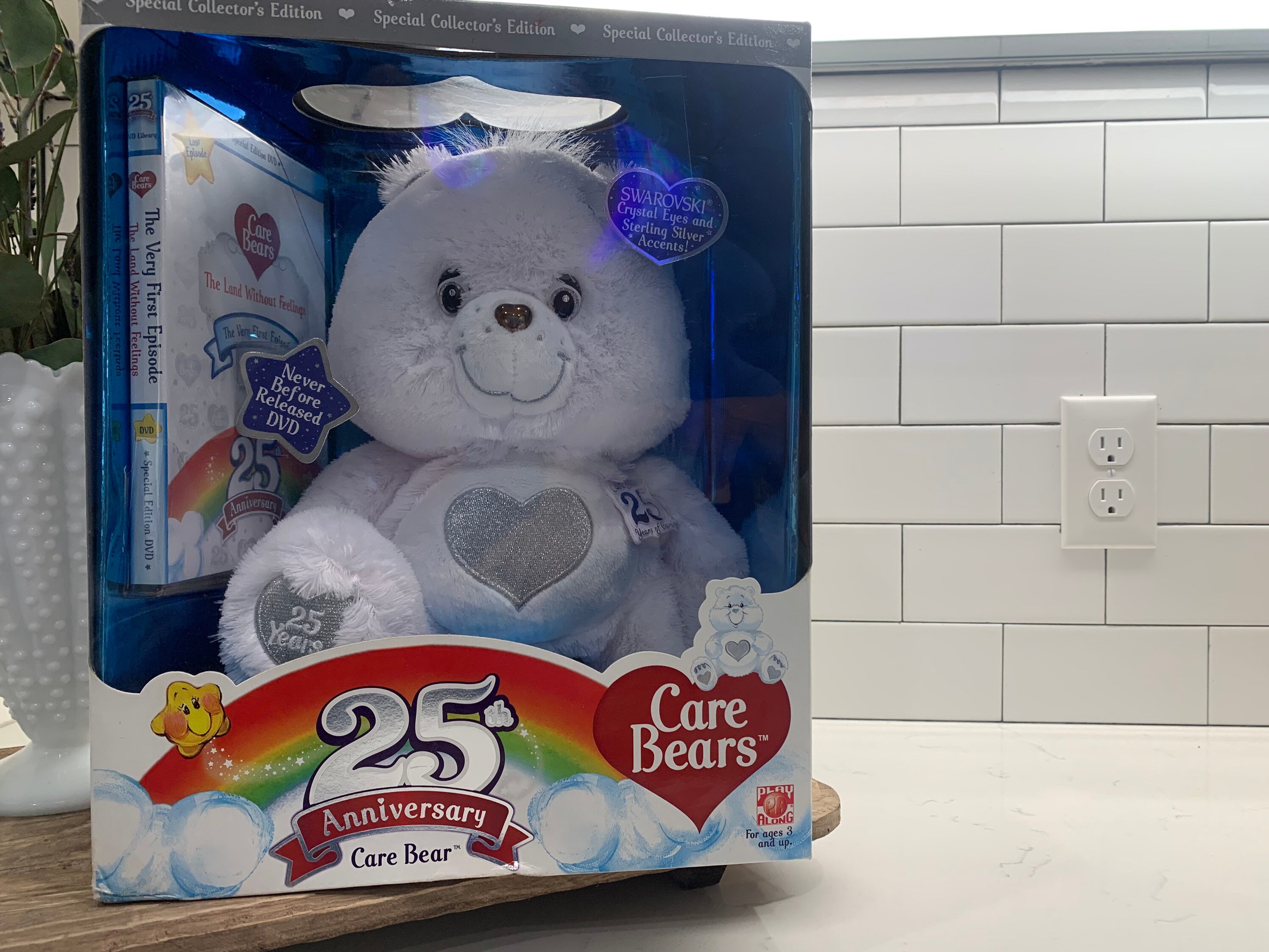 Care bear 25th deals anniversary bear white