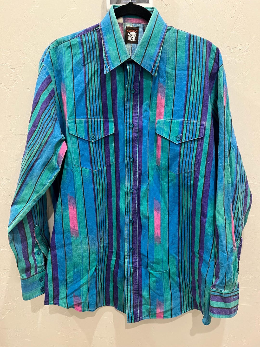 Wrangler WESTERN - Chemise - vintage blue/bleu