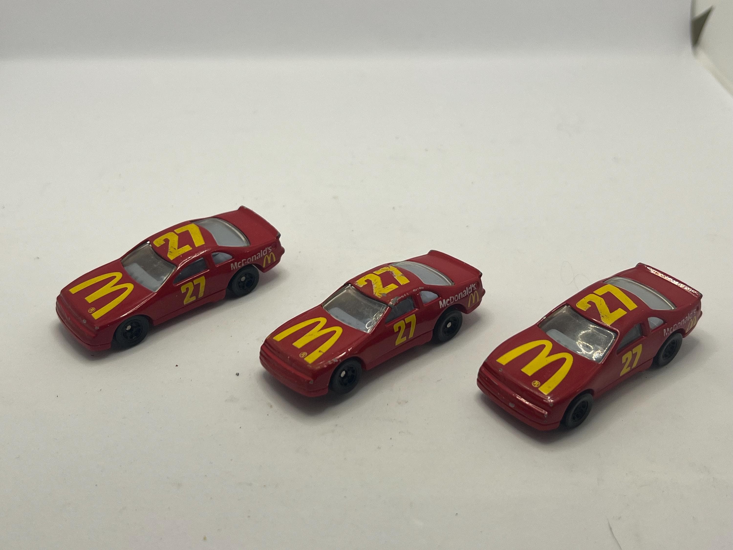 Voiture de course rouge vintage McDonald s NASCAR 27 Hot Wheels 1993 a l echelle 1 64 Etsy France