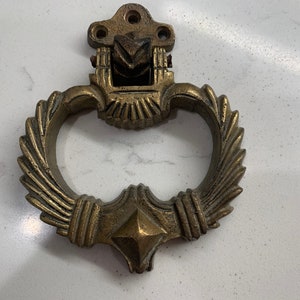 Solid Brass Heavy-Duty Gold Door Knocker