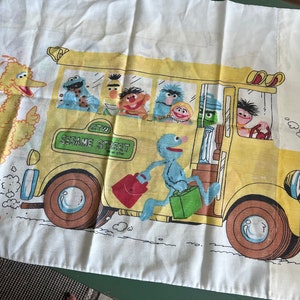 Sesame Street Crib Sheet Etsy