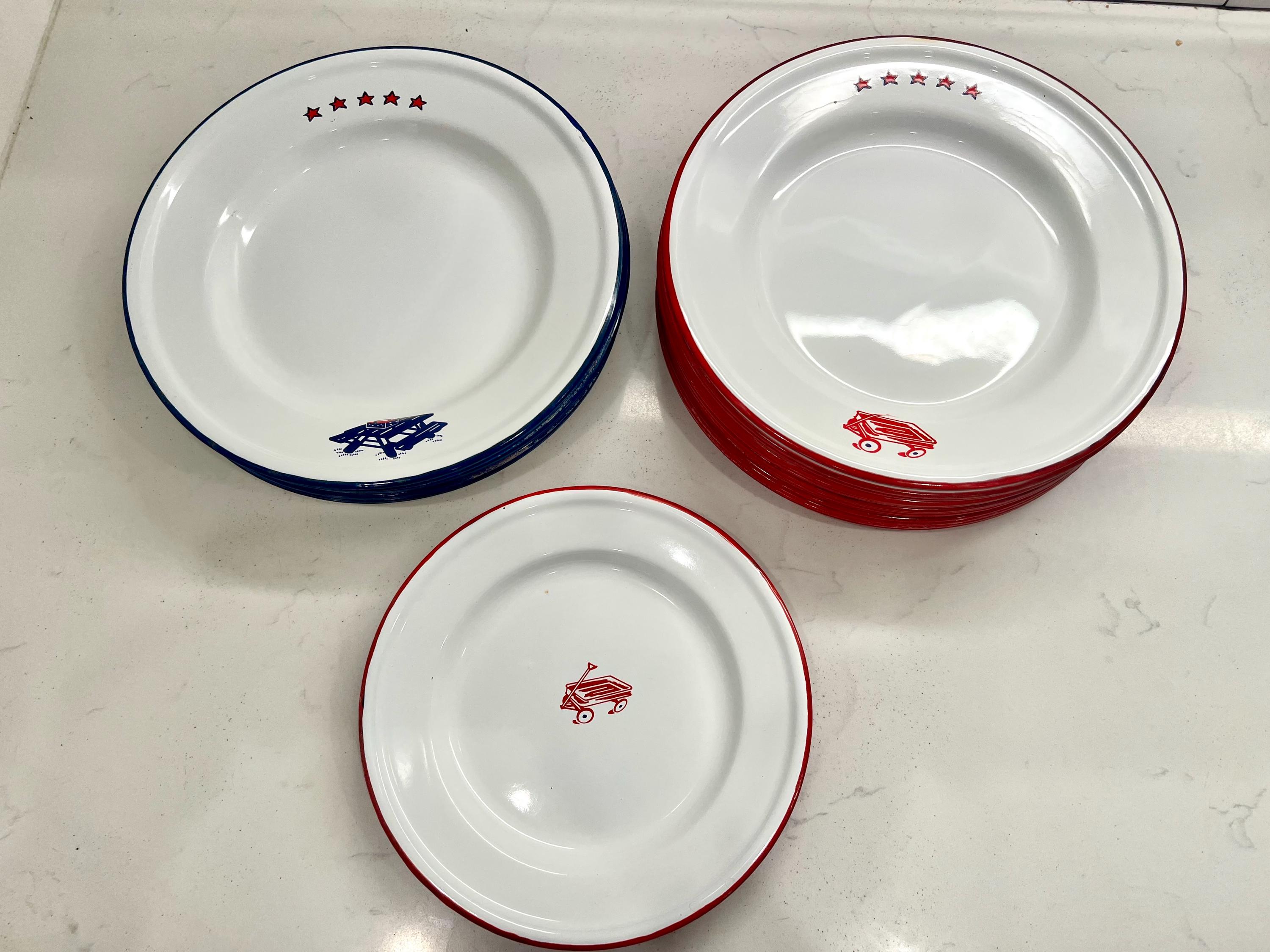 Vintage enamel plate - Etsy 日本