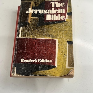 The Jerusalem Bible Reader&#39;s Edition 1971 Doubleday & Company NY Paperback
