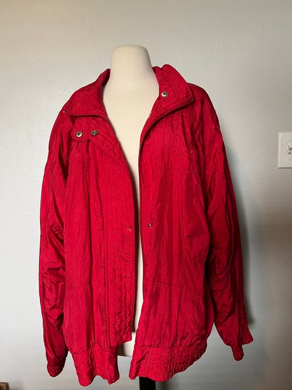 Vintage Sunterra Red Unisex Windbreaker Jacket