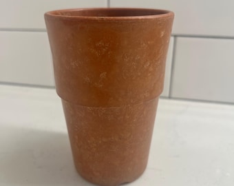 Vintage 1952 US Army Brown Melamine  Military Mess Hall Cup Korea