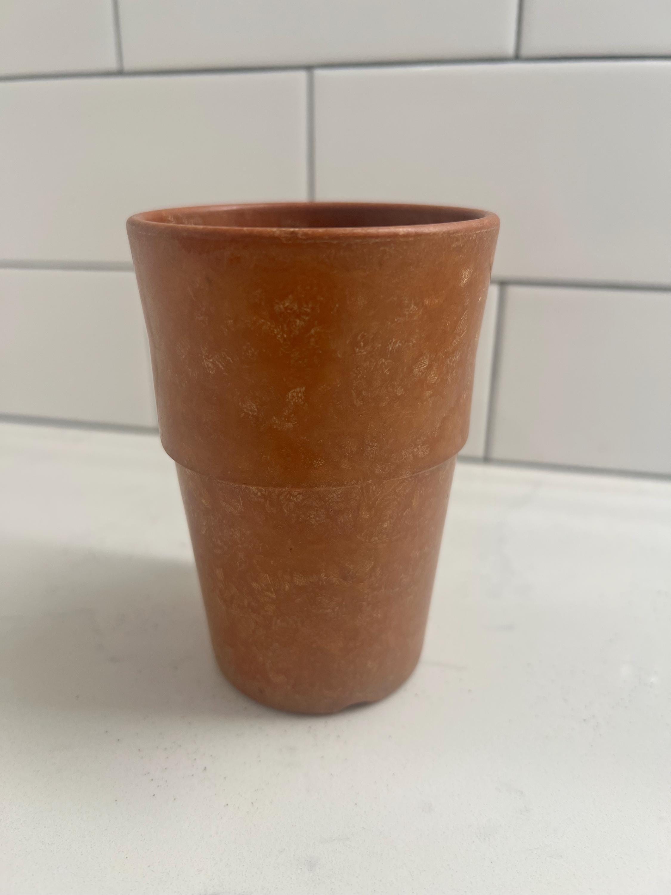 Vintage 1952 US Army Brown Melamine Military Mess Hall Cup Korea