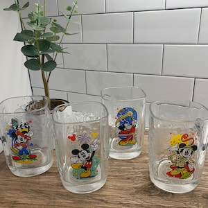 McDonald’s Collector Disney Millennium 2000 Mickey Mouse Glasses | Animal Kingdom Magic Kingdom Hollywood Studios