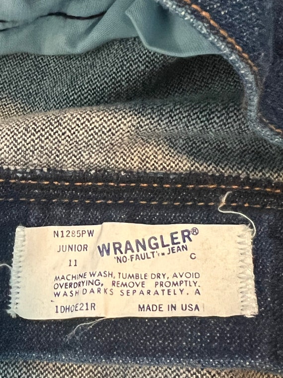 Vintage Western Wrangler Denim Ladies Jeans Junio… - image 5