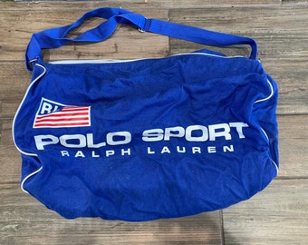 polo duffle bolsa blue